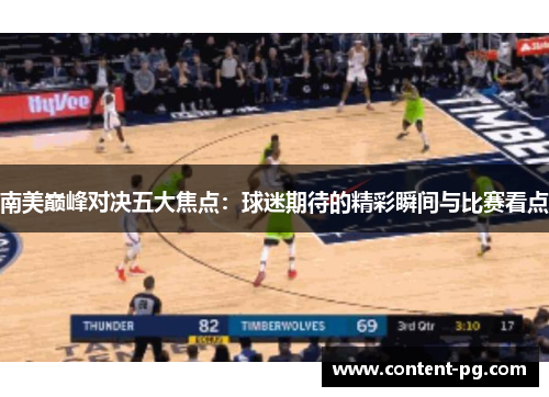 南美巅峰对决五大焦点：球迷期待的精彩瞬间与比赛看点